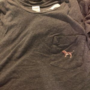 Vs pink bling tee